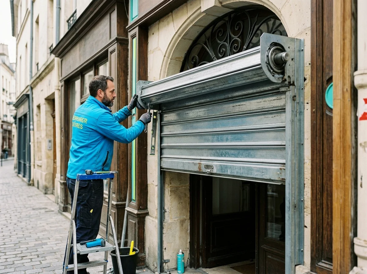Rideau métallique commerce à Sèvres